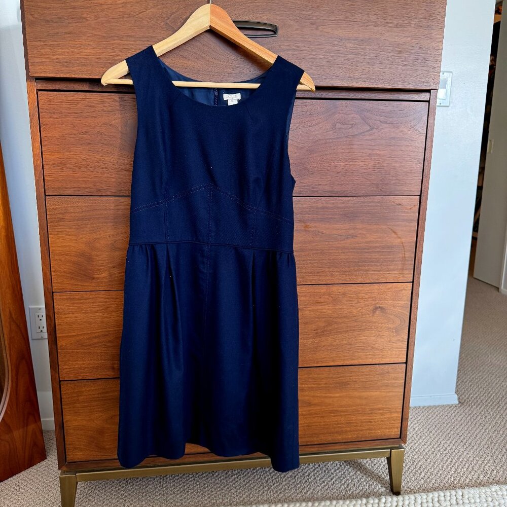 J. Crew Wool Suiting Dress